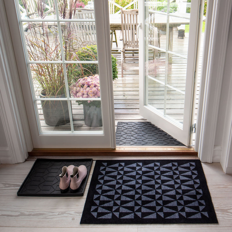 GULF MEASURE 60 x 90 CM - GRAPHIC/BLACK GREY