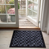GULF MEASURE 60 x 90 CM - GRAPHIC/BLACK GREY
