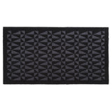 FLOOR MAT 67 x 120 CM - GRAPHIC/BLACK GREY