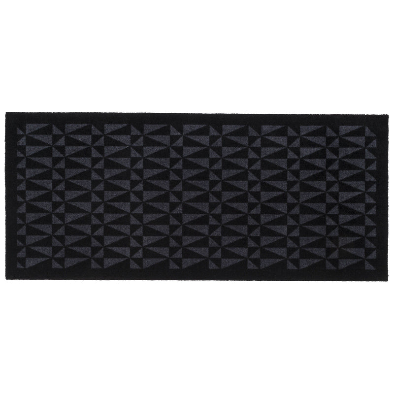 FLOOR MAT 67 x 150 CM - GRAPHIC/BLACK GREY