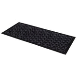 FLOOR MAT 67 x 150 CM - GRAPHIC/BLACK GREY