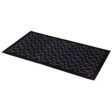 FLOOR MAT 67 x 120 CM - GRAPHIC/BLACK GREY