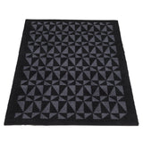 FLOOR MAT 67 x 120 CM - GRAPHIC/BLACK GREY