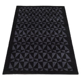FLOOR MAT 67 x 200 cm - GRAPHIC/BLACK