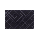 FLOOR MAT 40 x 60 cm - LINES BLACK/GREY