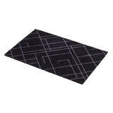 FLOOR MAT 40 x 60 cm - LINES BLACK/GREY