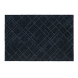 FLOOR MAT 60 x 90 cm - LINES/DARK GREY