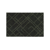 FLOOR MAT 40 x 60 cm - LINES/DARK GREEN