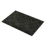 FLOOR MAT 40 x 60 cm - LINES/DARK GREEN