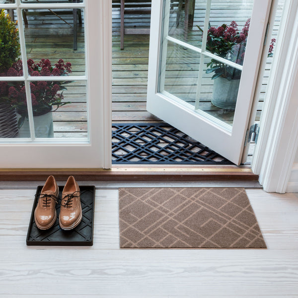 FLOOR MAT 40 x 60 cm - LINES SAND