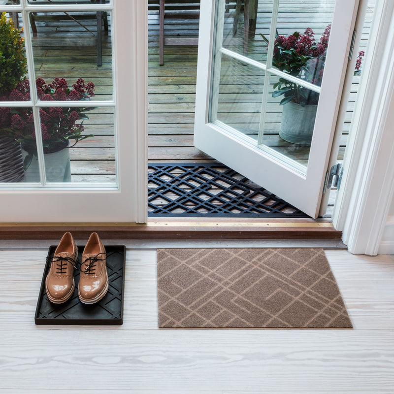 FLOOR MAT 40 x 60 cm - LINES SAND