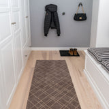 FLOOR MAT 67 x 200 CM - LINES SAND