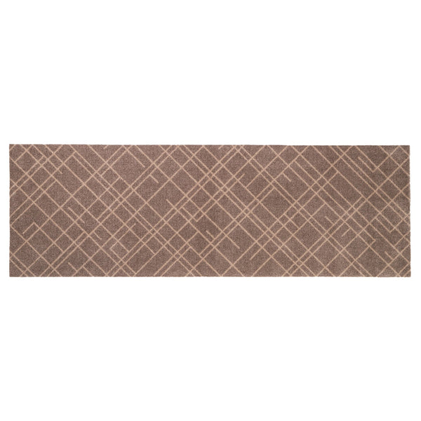 FLOOR MAT 90 x 200 CM - LINES SAND