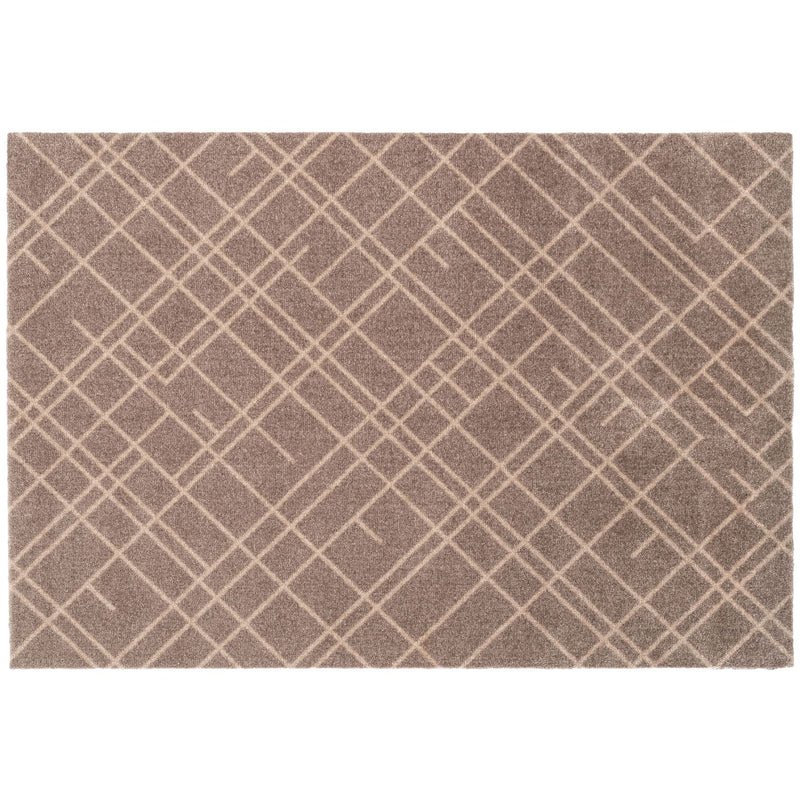 FLOOR MAT 90 X 130 CM - LINES SAND