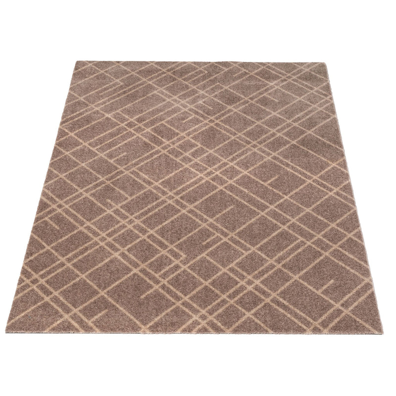 FLOOR MAT 90 X 130 CM - LINES SAND