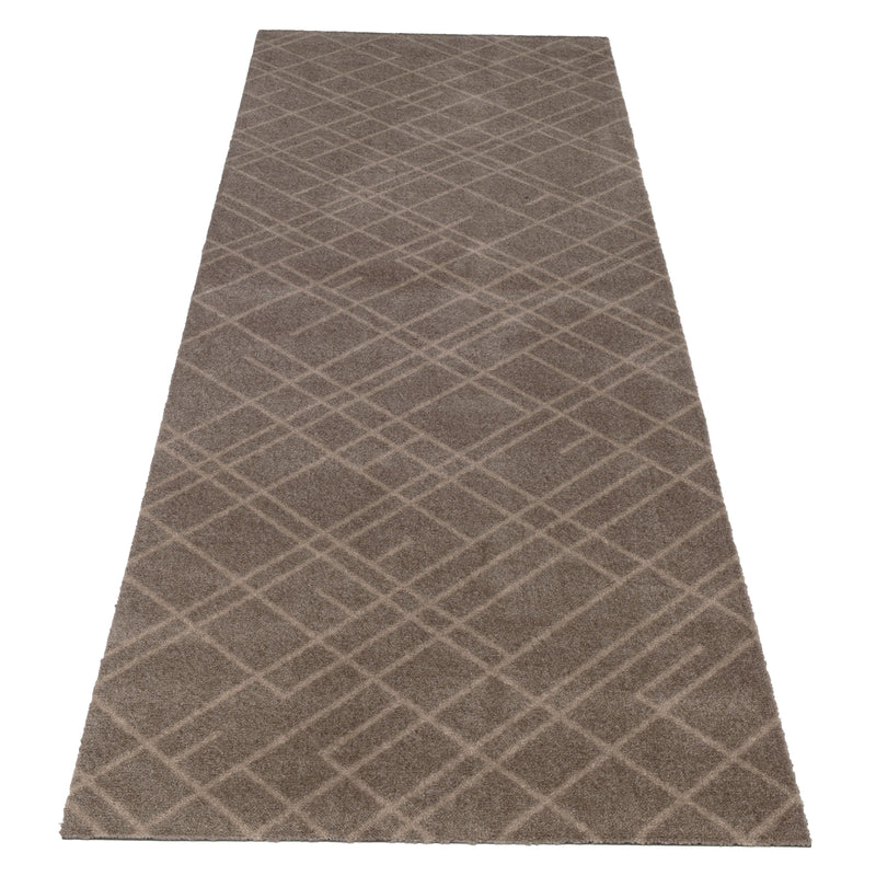 FLOOR MAT 67 x 200 CM - LINES SAND