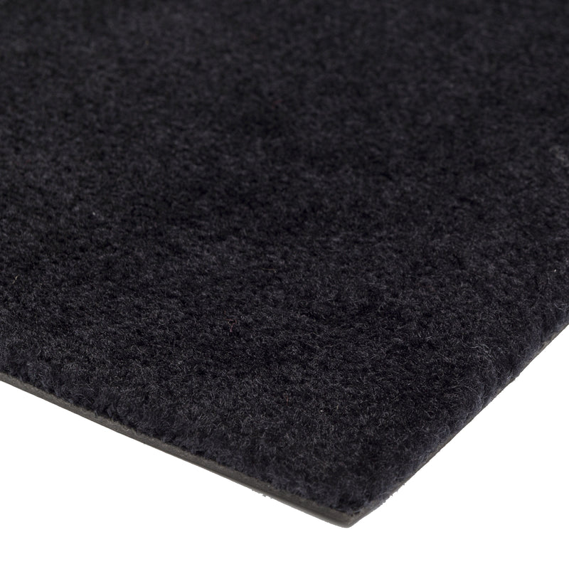 FLOOR MAT 60 x 90 cm - UNI COLOR BLACK