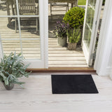 FLOOR MAT 40 x 60 cm - UNI COLOR BLACK