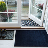 FLOOR MAT 60 x 90 cm - UNI COLOUR/BLUE
