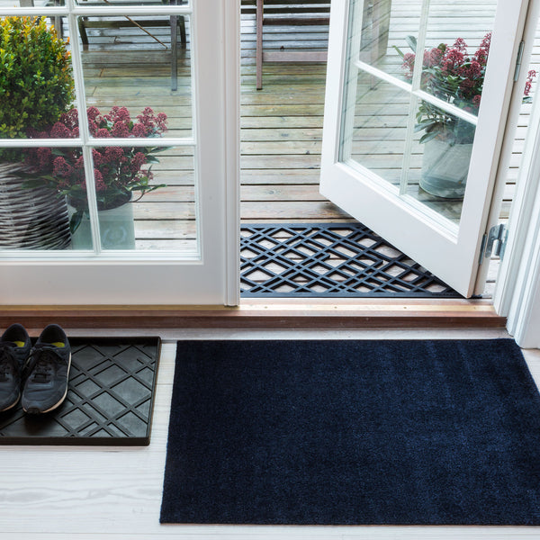 FLOOR MAT 60 x 90 cm - UNI COLOUR/BLUE