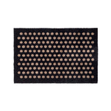 FLOOR MAT 40 x 60 cm - DOT BLACK/SAND