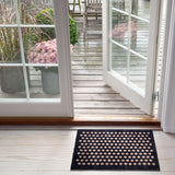 FLOOR MAT 40 x 60 cm - DOT BLACK/SAND