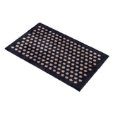 FLOOR MAT 40 x 60 cm - DOT BLACK/SAND