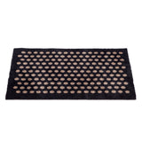 FLOOR MAT 40 x 60 cm - DOT BLACK/SAND