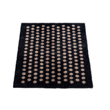 FLOOR MAT 40 x 60 cm - DOT BLACK/SAND