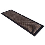 FLOOR MAT 67 x 200 CM DOT BLACK/SAND