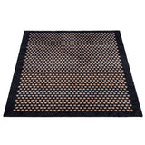FLOOR MAT 90 x 130 CM - DOT BLACK/SAND