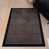 FLOOR MAT 90 x 130 CM - DOT BLACK/SAND
