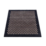 FLOOR MAT 60 x 90 CM - DOT BLACK/SAND