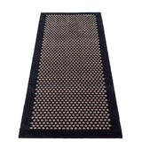 FLOOR MAT 67 x 200 CM DOT BLACK/SAND