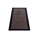 FLOOR MAT 67 x 150 CM - DOT BLACK/SAND