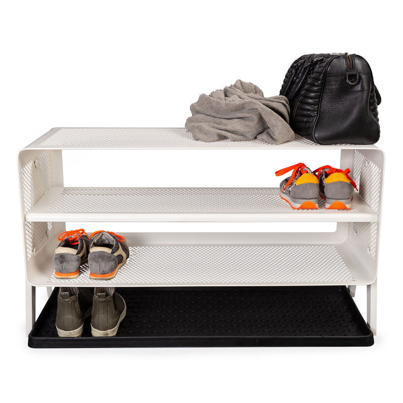 TICA RACK -  FLOOR - LARGE -WHITE