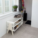 TICA RACK -  FLOOR - LARGE -WHITE