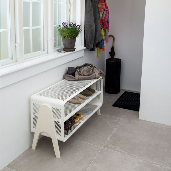 TICA RACK -  FLOOR - LARGE -WHITE