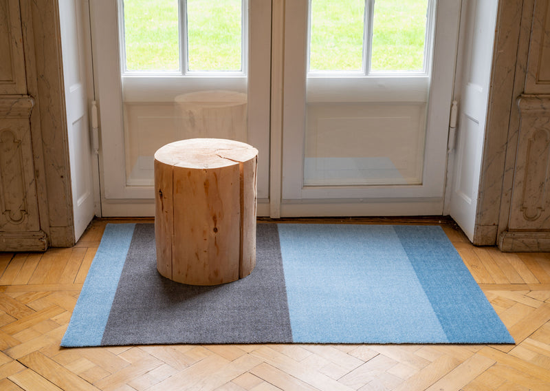 STRIPES HORIZONTAL - LIGHT/DUSTY BLUE/STEEL GREY