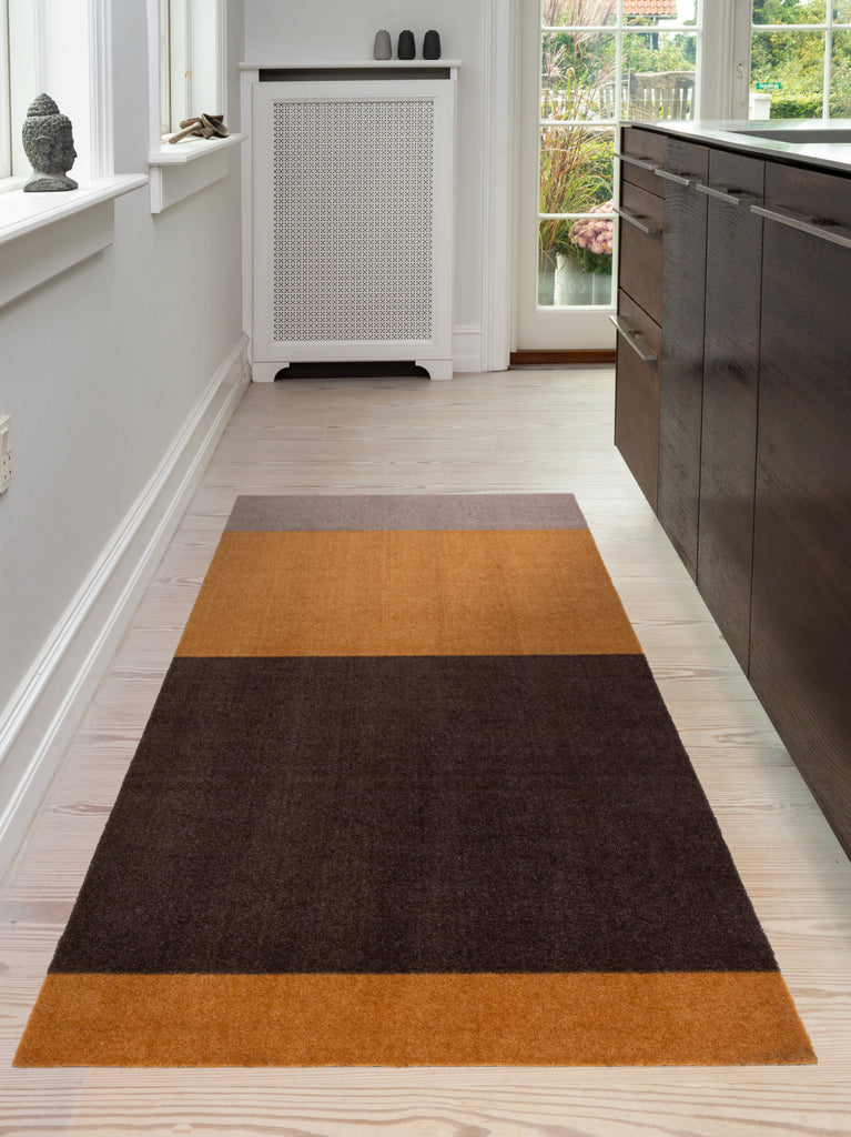 STRIPES HORIZONTAL - DIJON/BROWN/SAND