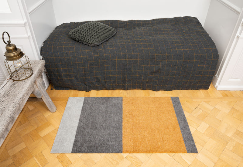 STRIPES HORIZONTAL - LIGHT GREY/GREY/DIJON