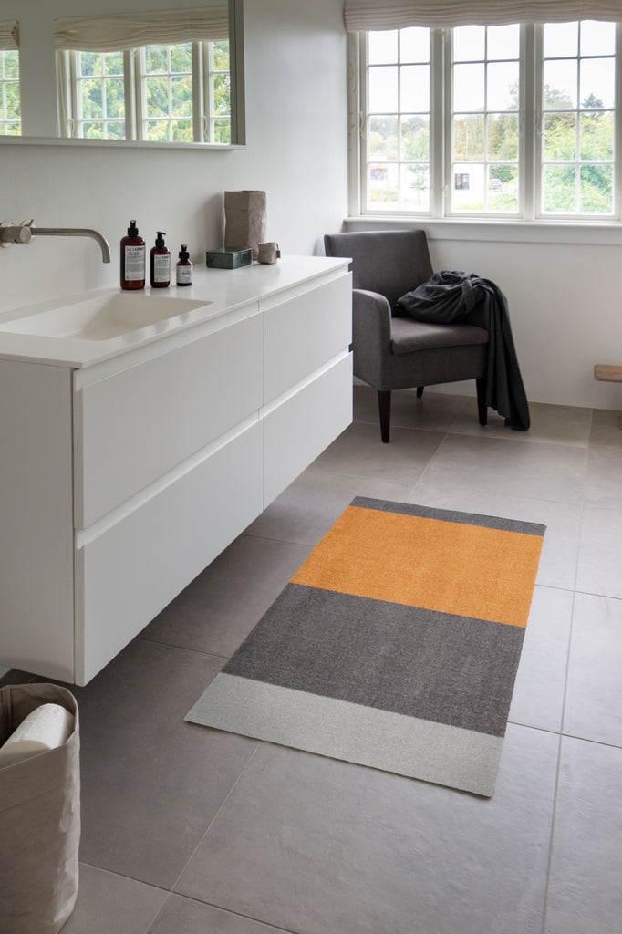 STRIPES HORIZONTAL - LIGHT GREY/GREY/DIJON