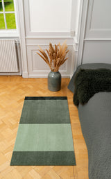 STRIPES HORIZONTAL - LIGHT/DUSTY/DARK GREEN