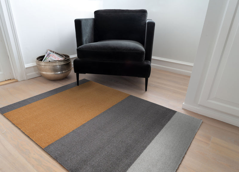 STRIPES HORIZONTAL - LIGHT GREY/GREY/DIJON