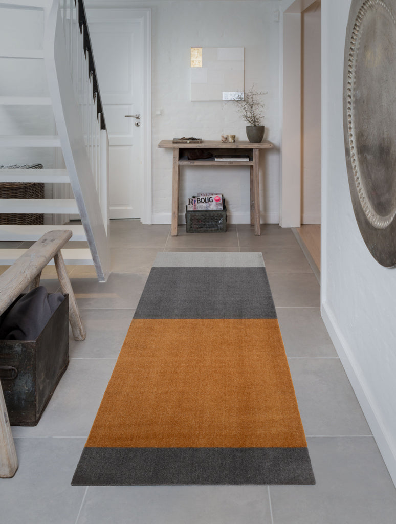 STRIPES HORIZONTAL - LIGHT GREY/GREY/DIJON