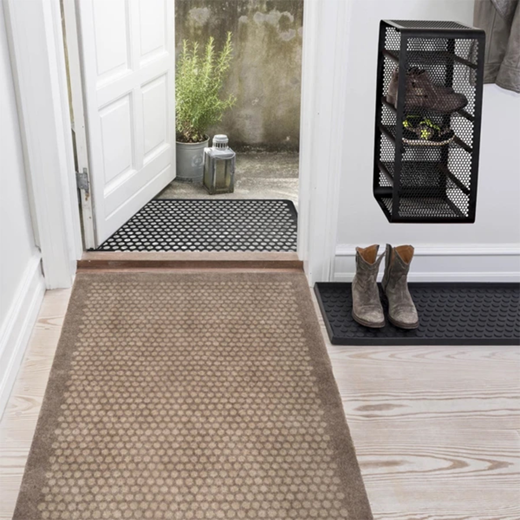 FLOOR MAT 90 x 200 CM - DOT SAND
