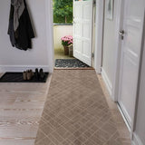 FLOOR MAT 90 x 200 CM - LINES SAND