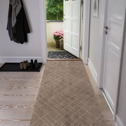 FLOOR MAT 90 x 200 CM - LINES SAND