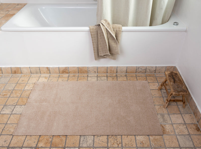 FLOOR MAT 67 x 120 CM - UNI COLOR IVORY