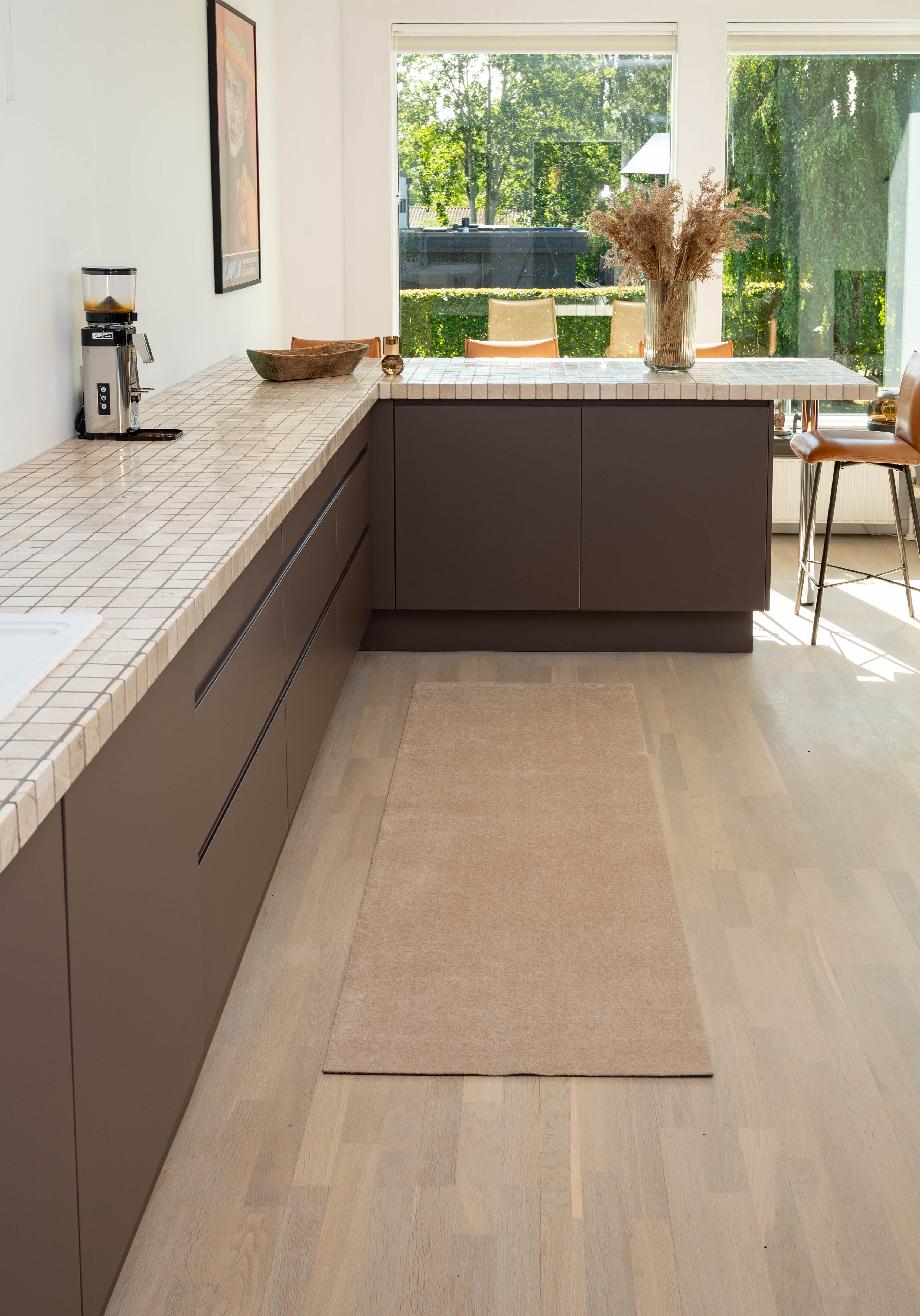FLOOR MAT 67 x 200 cm - UNI COLOR IVORY